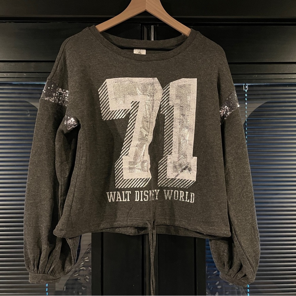 Walt Disney World Silver Sequin Sweatshirt